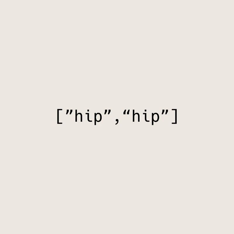 Hip Hip Hooray Programming Array