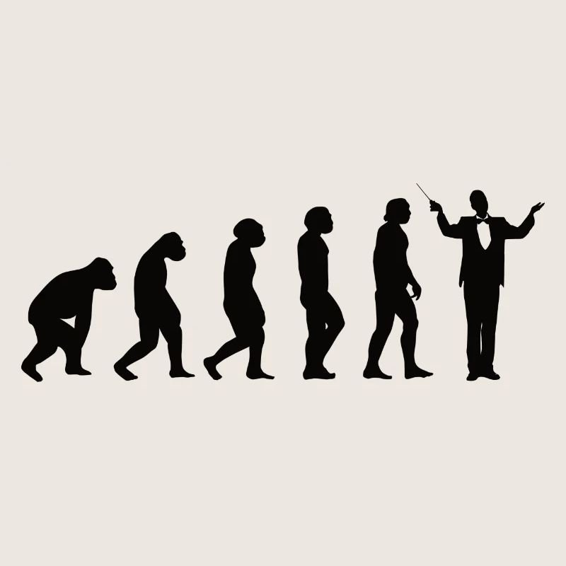Dirigenten Evolution Musik Musiker Band Dirigent