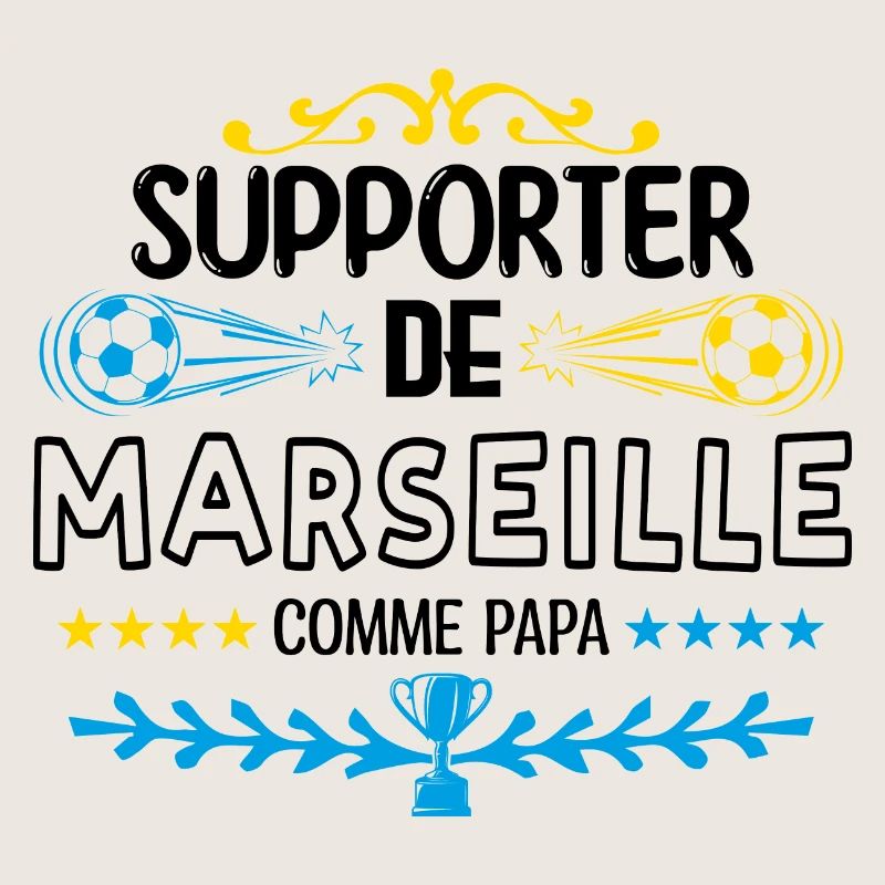supporteur de Marseille. OM