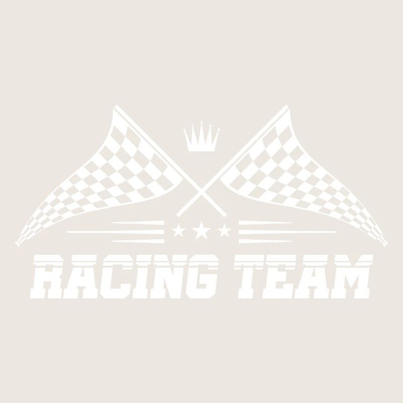 équipe de course drapeau icône logo course