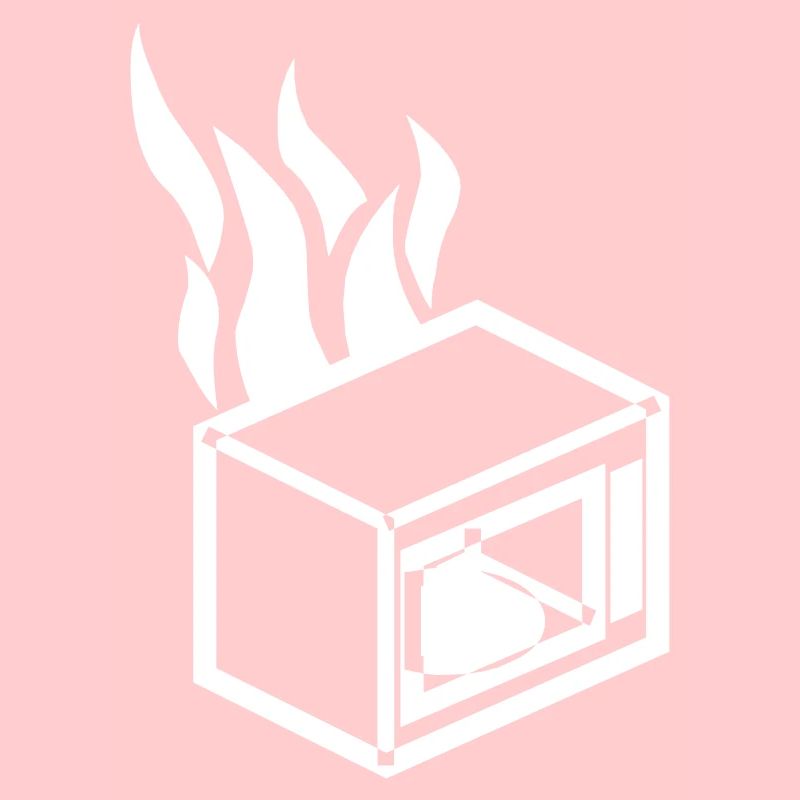 Micro-ondes brûlant