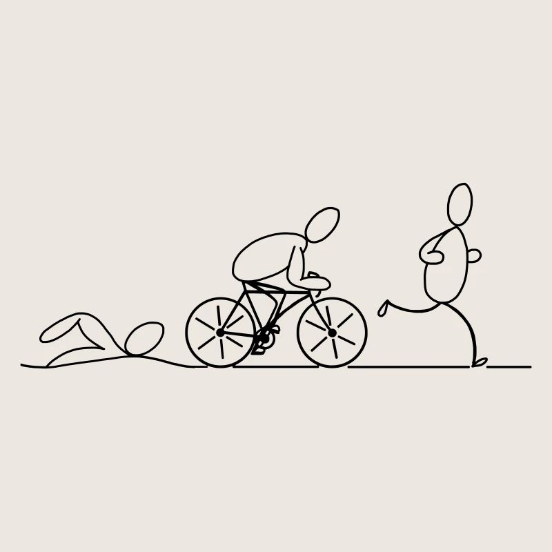 Triathlon - horizontal