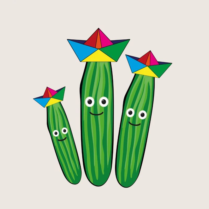 Trio de concombre,Concombre,Concombre,Concombre,Concombre,Concombre,Chapeau, Navire