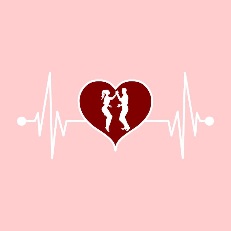 Salsa dance dancing heartbeat for dancing couples dancers