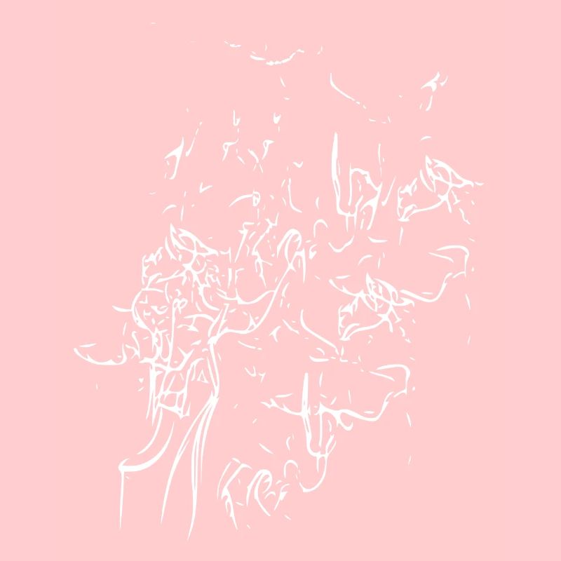 Conception abstraite - ligne / blanc