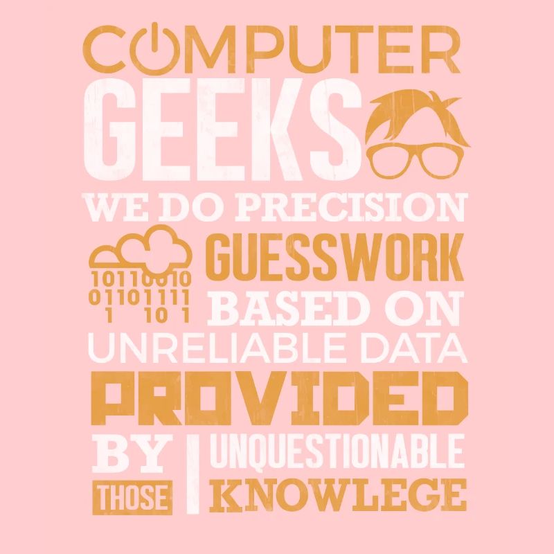 Computer Geek T-Shirt Science Programmeur Nerd Cadeau