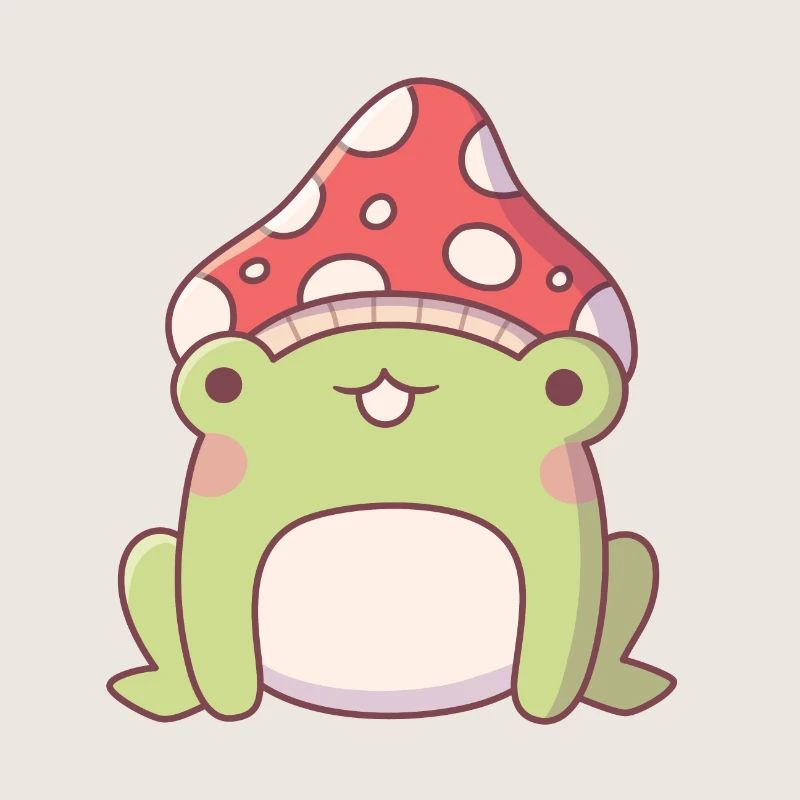 Mignon Toadstool Frog Doodle