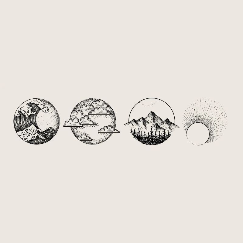 Éléments Dessin dessin print elements
