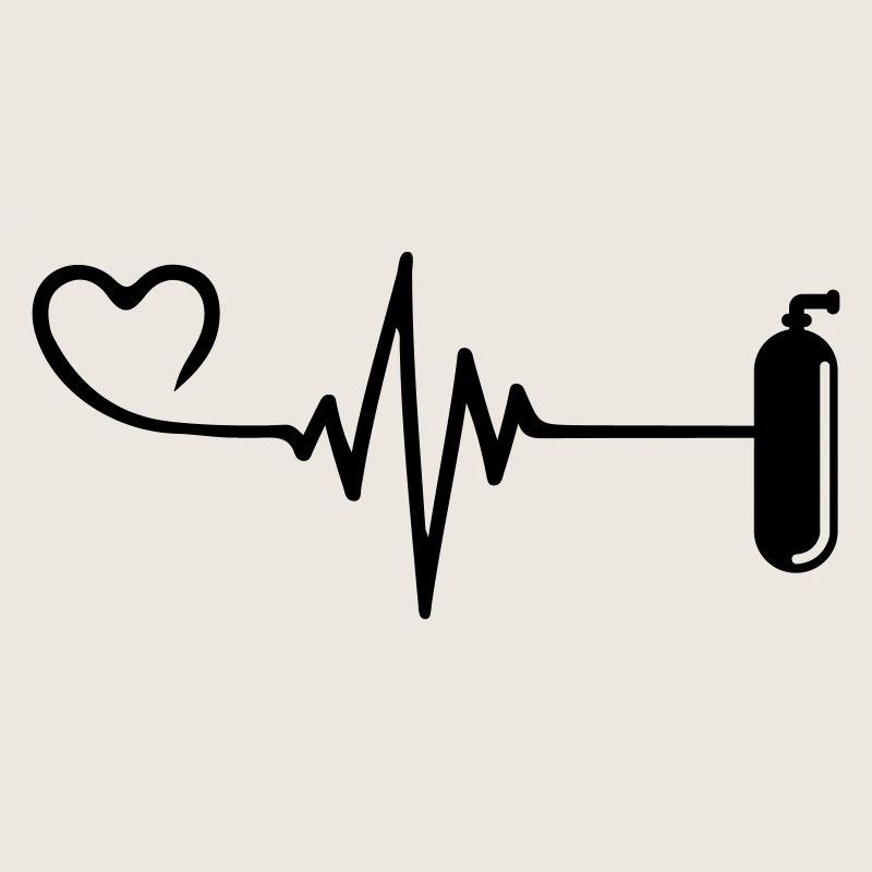 Oxygen Diving Pulse Heart