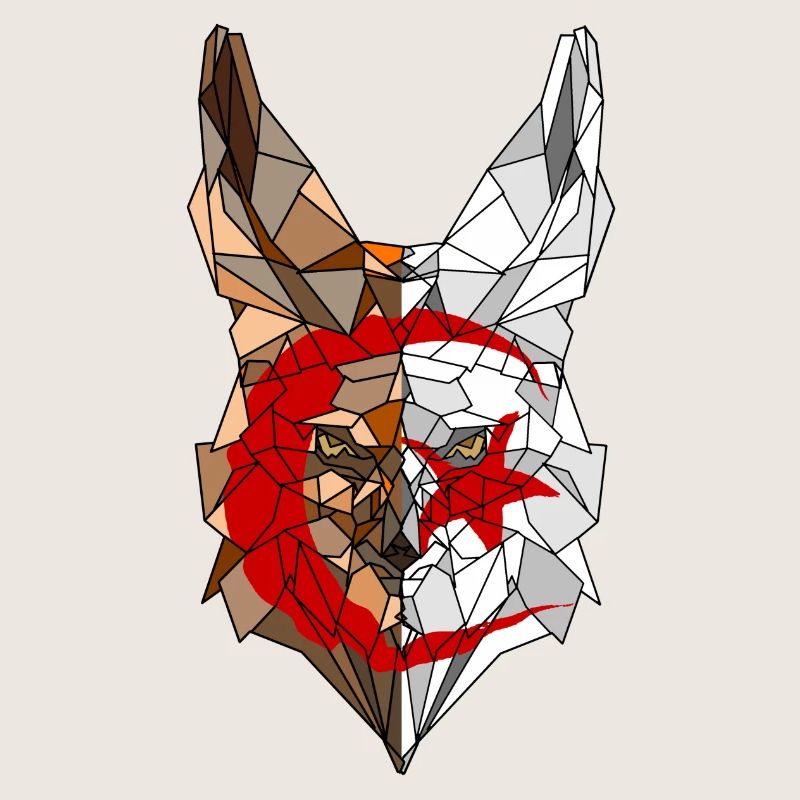 Fennec et drapeau de l'Algérie en polysphère 2