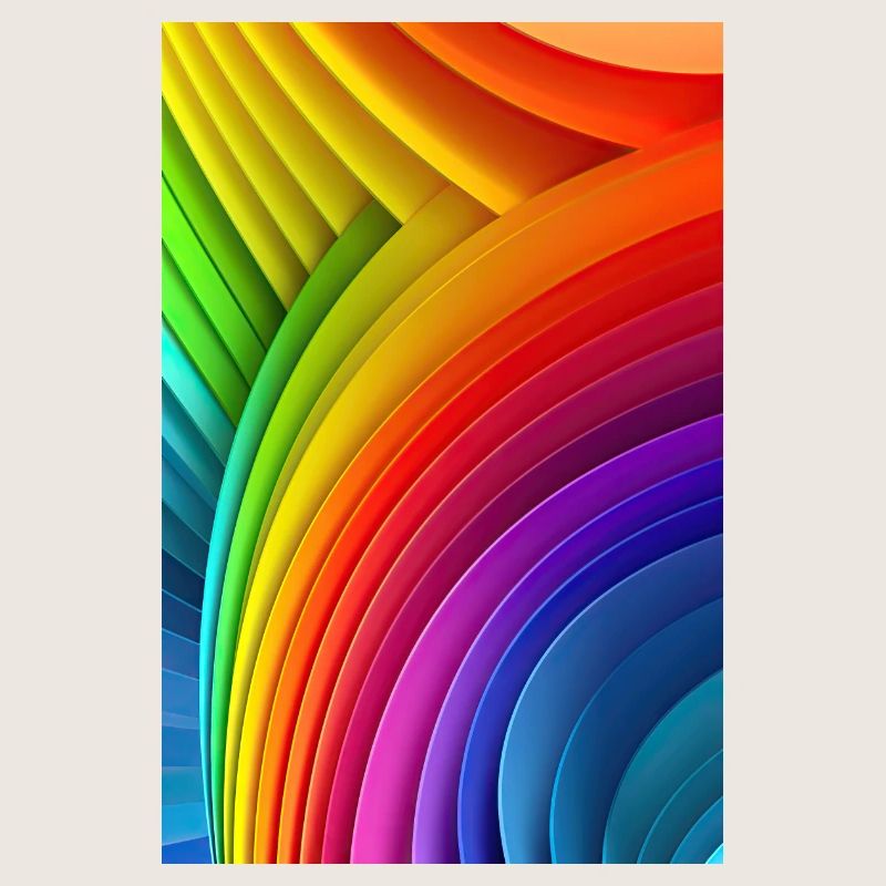Rainbow Reverie: Impression colorée LGTBQ + Pattern Art