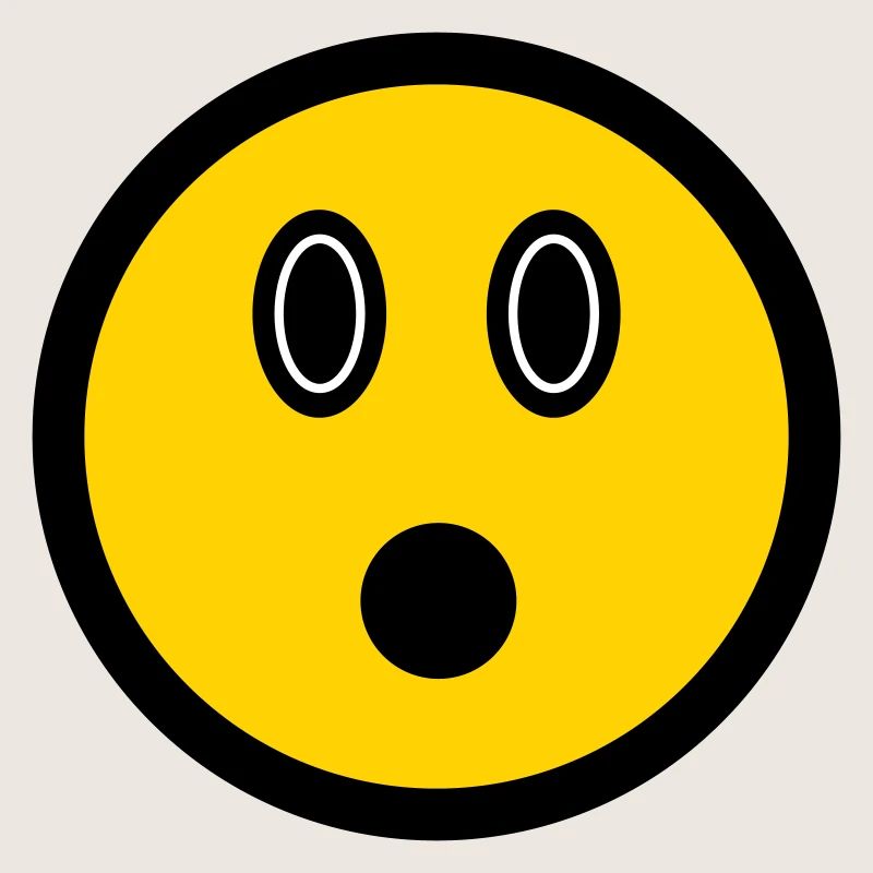 Émoticône perplexe - Symbole d’image - Stroke Face