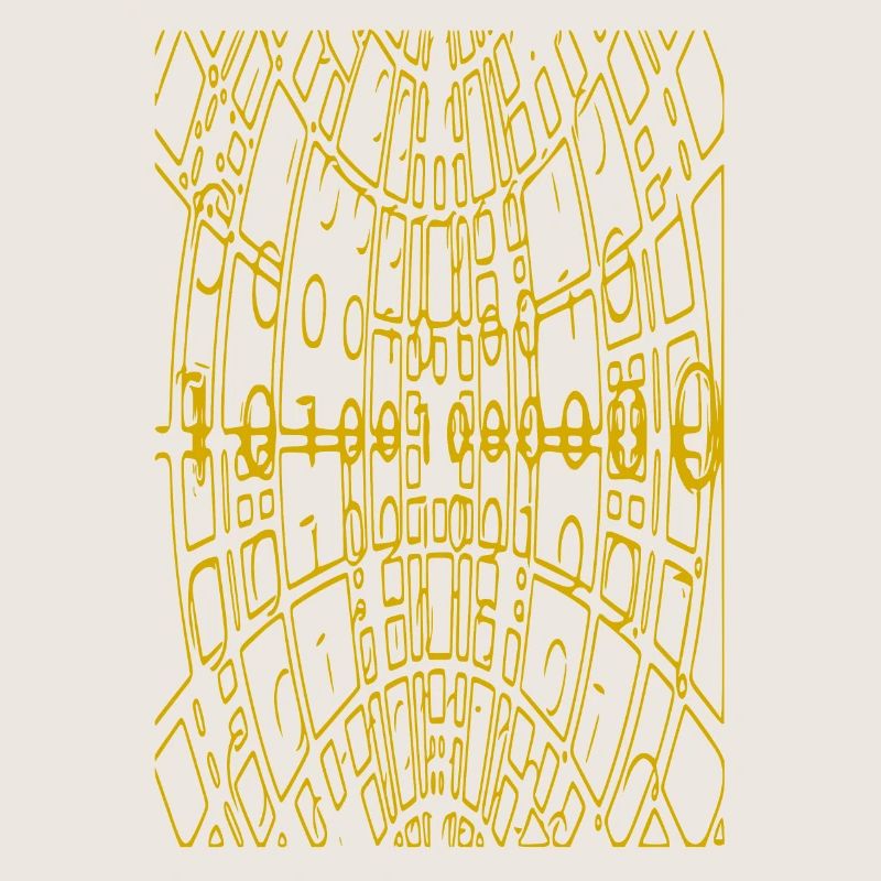 Code binaire Abstrait (jaune)