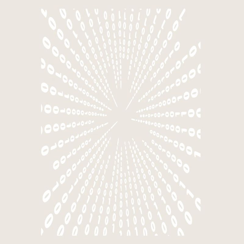 Code binaire (blanc)