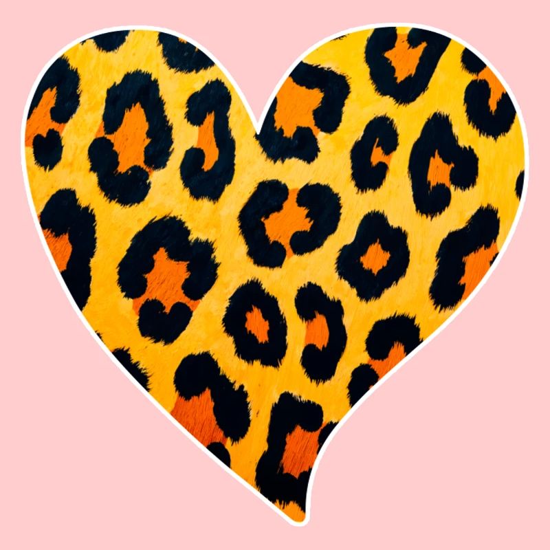 Leopard Heart Pattern: Wild Temperament