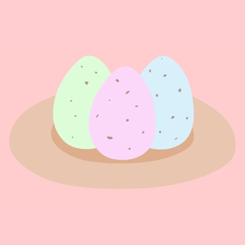 Pastel Easter Egg Nest
