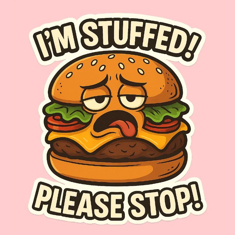 Ich bin gefüllter Hamburger