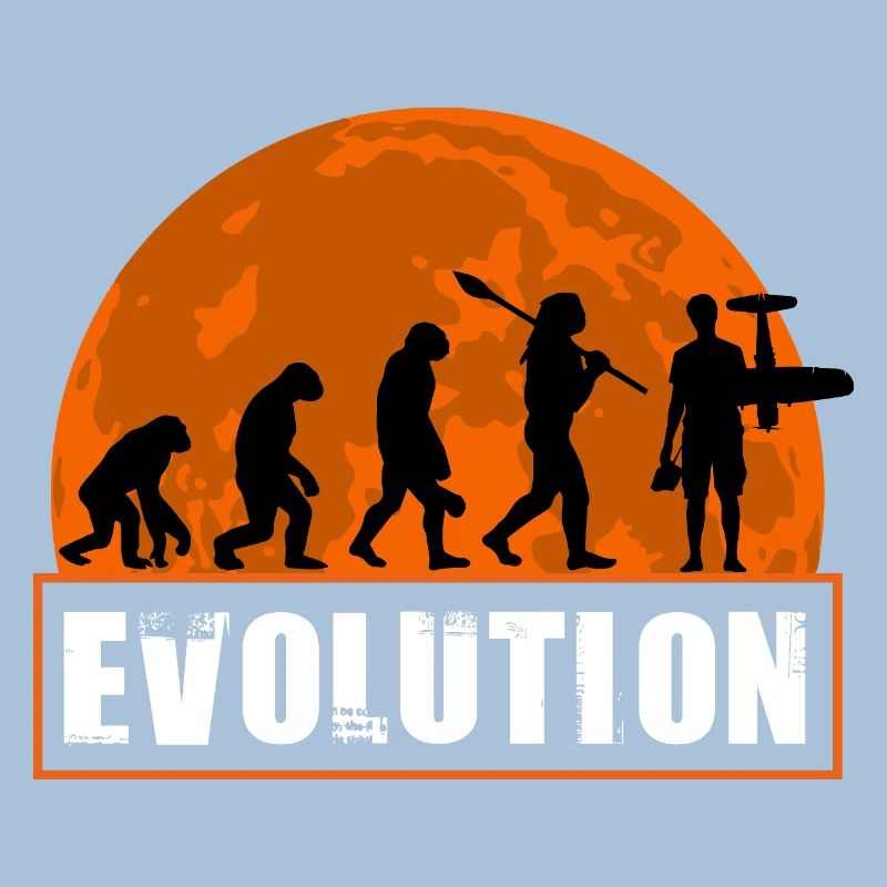 Funny RC_Plane Human Evolution RC Flight Owner