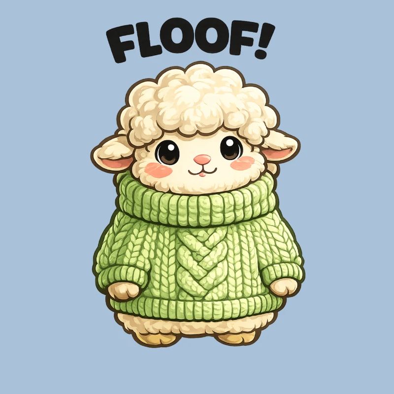 Kuscheliges Schäfchen Pullover Design