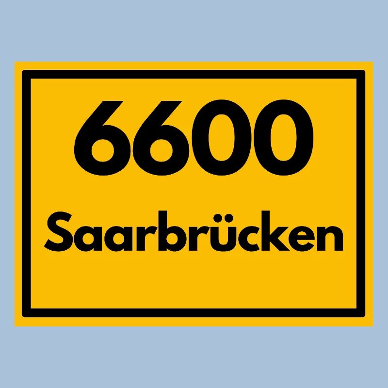 OLD POSTCODE POSTCODE RETRO 6600 SAARBRÜCKEN SAAR