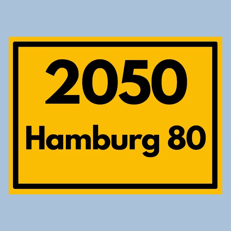 OLD POSTCODE POSTCODE RETRO 2050 HAMBURG 80 - ELBE