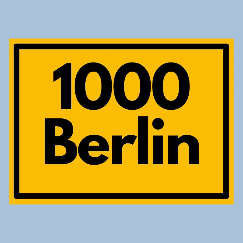 OLD POSTCODE POSTCODE RETRO 1000 BERLIN CAPITAL