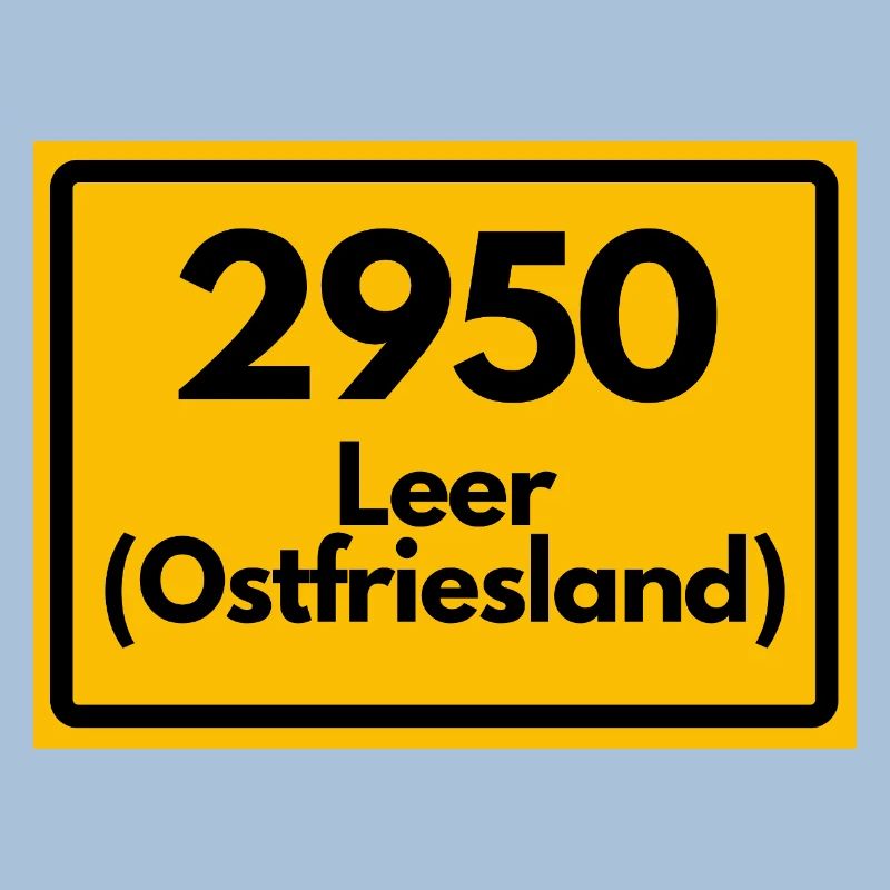 OLD POSTCODE ZIP CODE RETRO 2950 LEER EAST FRISIA