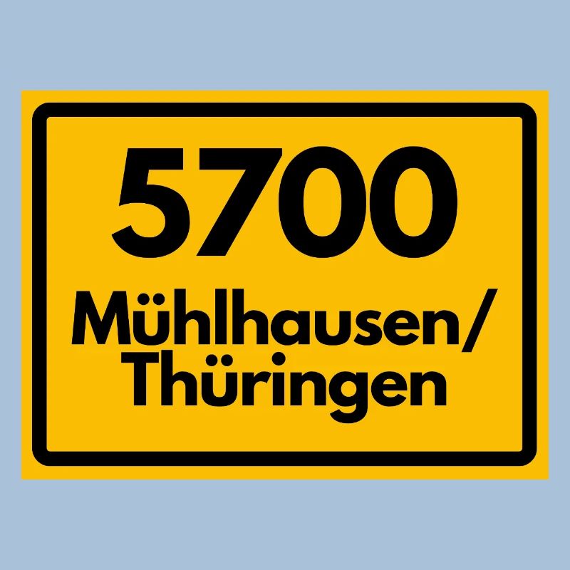 OLD POSTCODE 5700 MÜHLHAUSEN THURINGIA