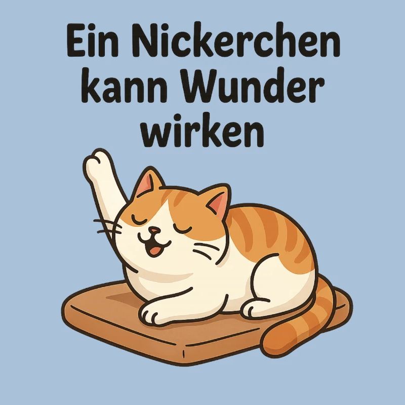 Witziges Kätzchen Nickerchen 