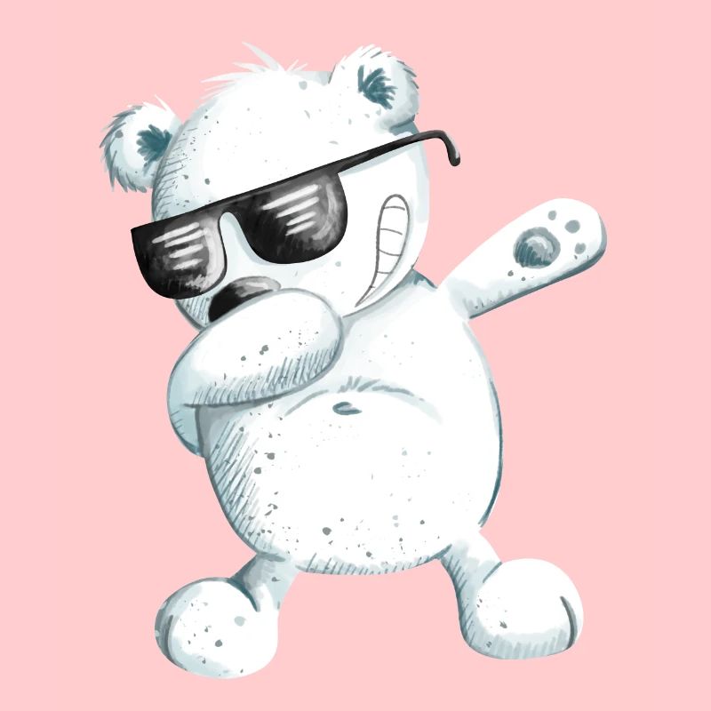 Dabbender Eisbär I Dab Dance Tiere I Dabbing Bär