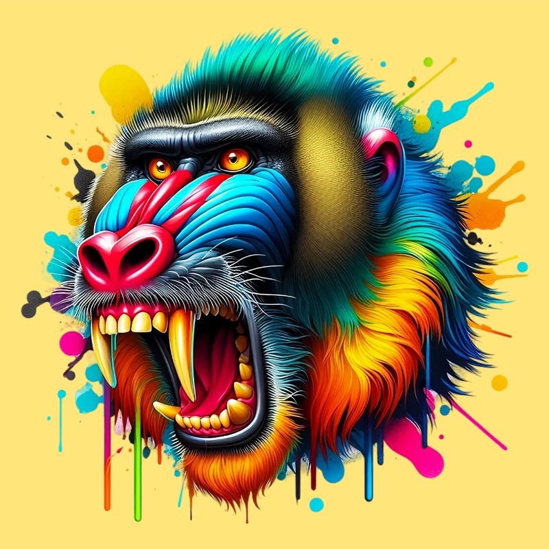 Mandrill Monkey