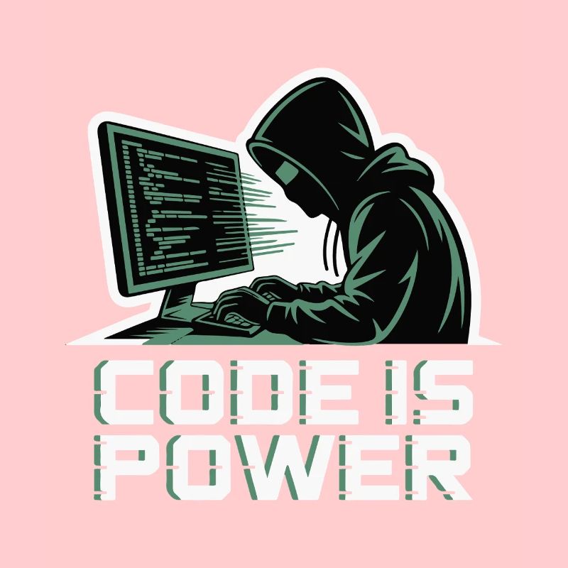 Cyber Hacker Code Infinity Design