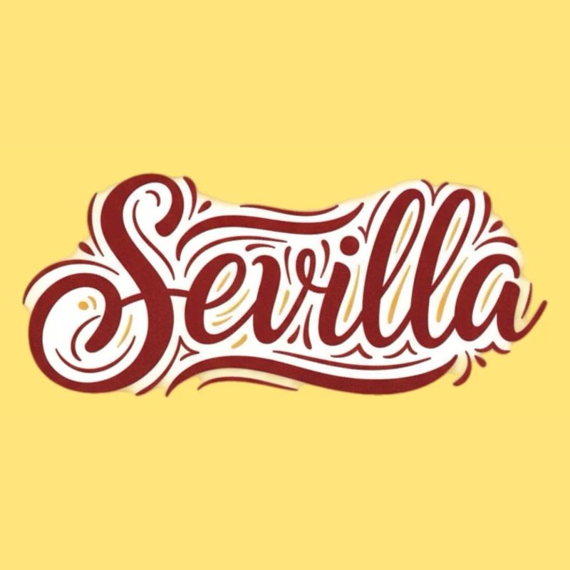 Sevilla Vintage Script Tee