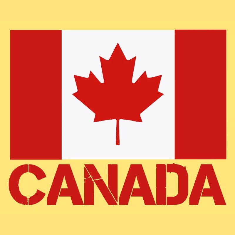 Maple Leaf Canada Flag Art