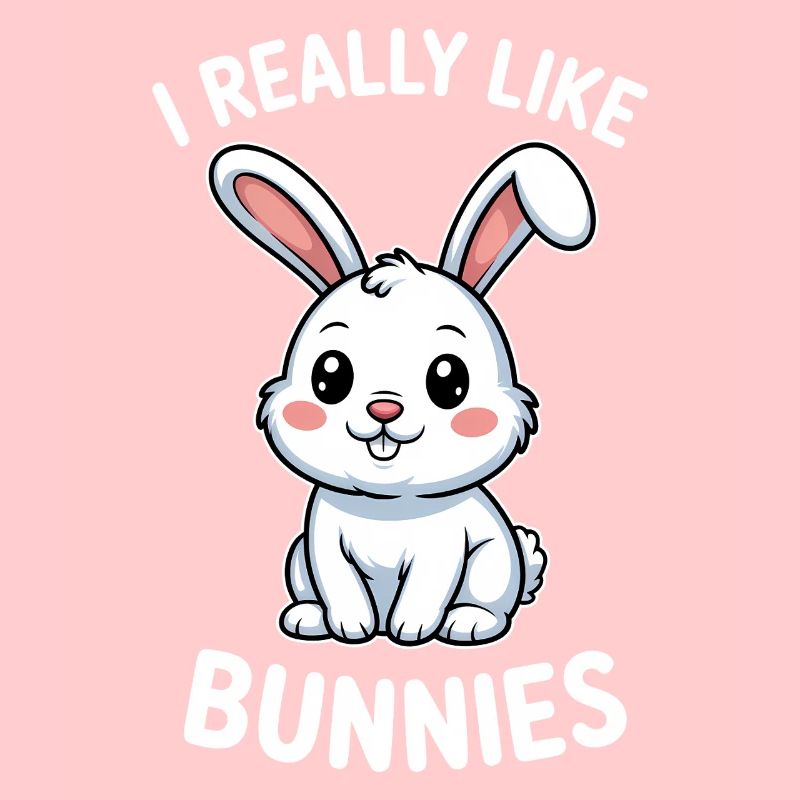 Bunny Saying Rabbit Funny Bunny Gift