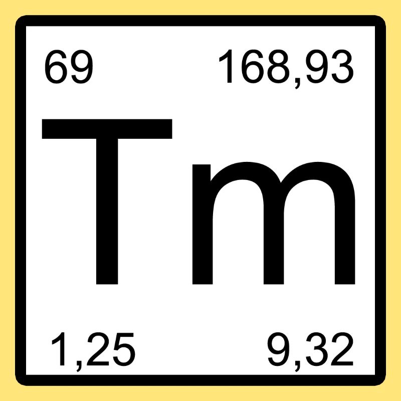 Conception des éléments de thulium