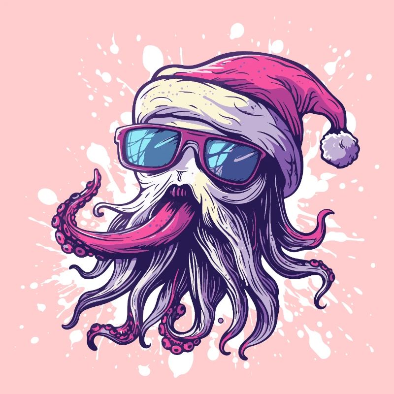 Méduse Noël drôle