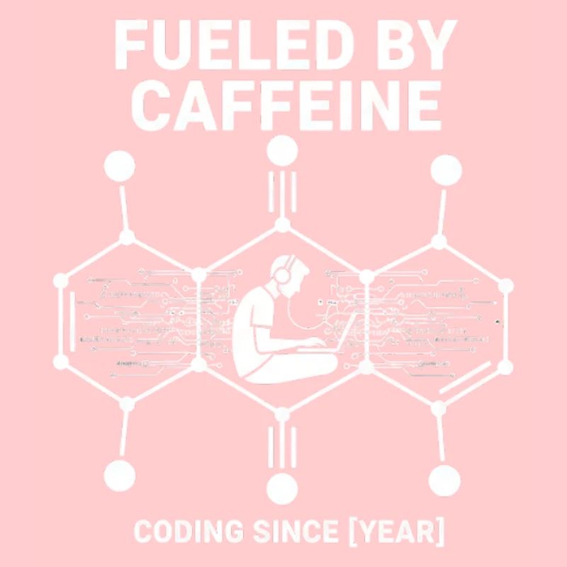 Fueled by Caffeine Coding Shirt | Programmer