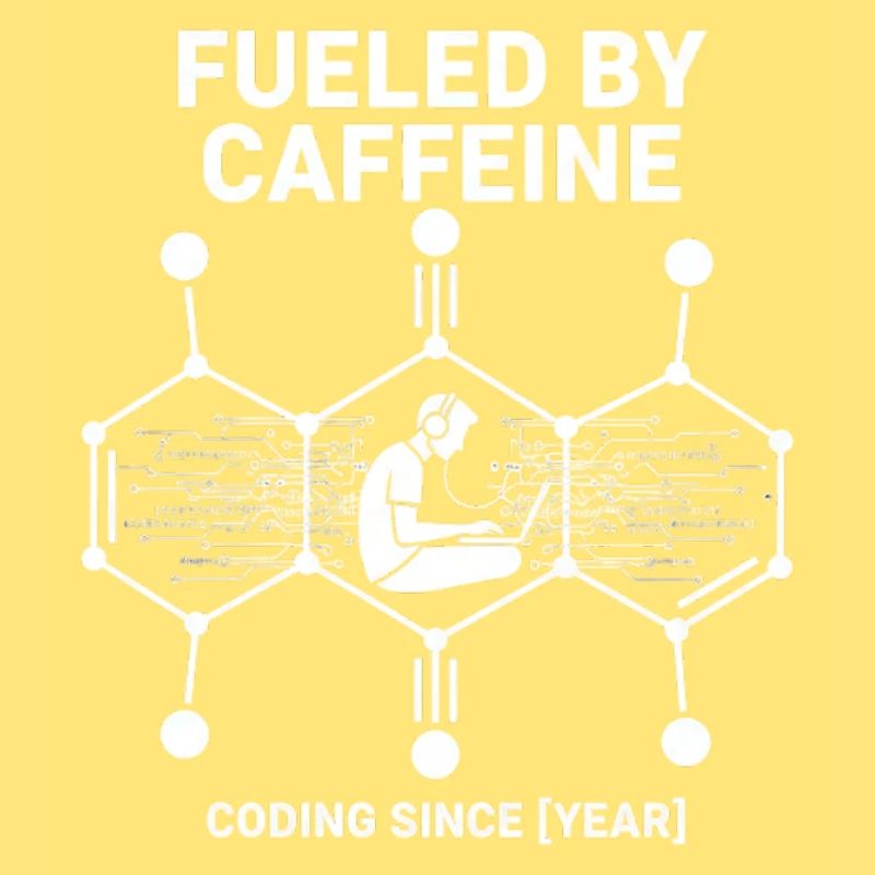 Alimenté par la caféine Coding Chemise | Programmeur