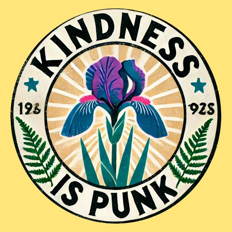 Kindness Is Punk Iris Patch