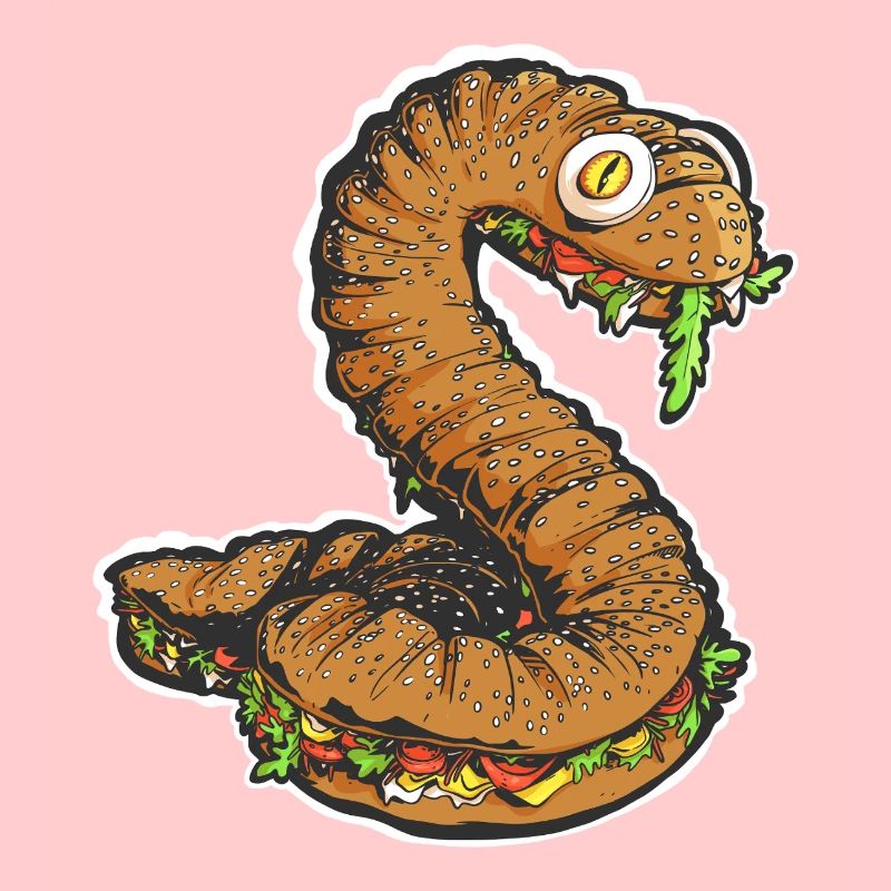 Le Snacking Snake