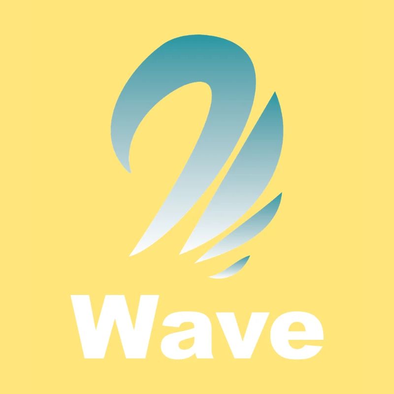 Wave Gradient Logo Design