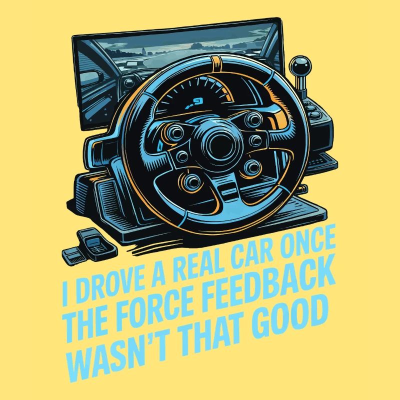 Ich bin einmal ein echtes Auto gefahren, das Force
