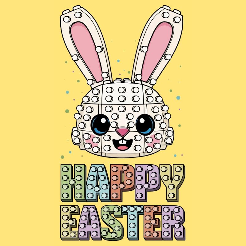Master Builder Brick Builder Bunny Face Bricks