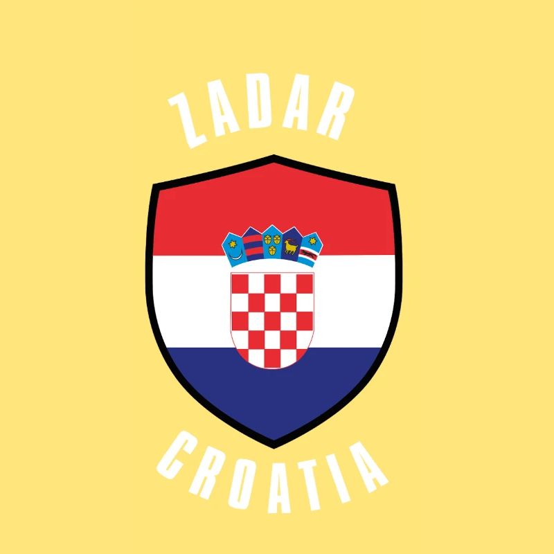 Conception du drapeau du bouclier croate