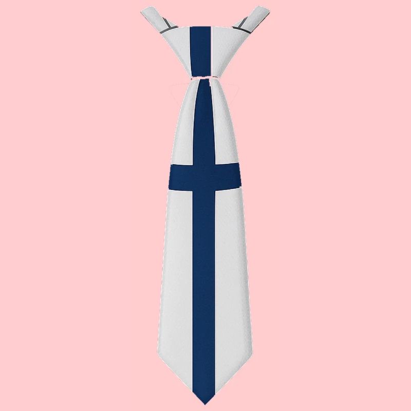 Cravate Finlande – Conception du drapeau
