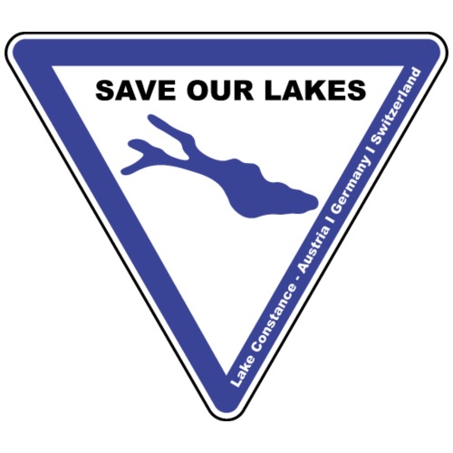 SAVE OUR LAKES - Bodensee - Baby Bio-Kurzarm-Body