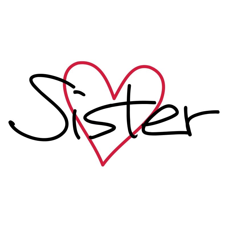 Sister Herz Geschenk Schwesterherz