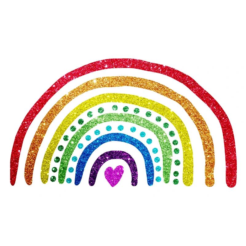 Regenbogen-Glitzer