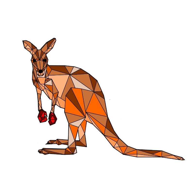 Kangaroo blanko